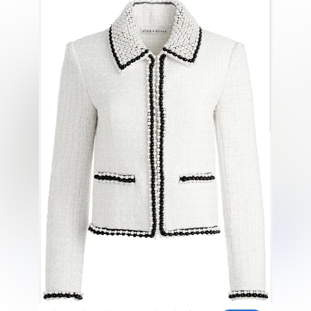 alice + olivia Kidman tweed jacket